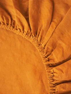Boxspring hoeslaken Airy, gewassen linnen