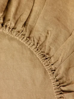 Boxspring hoeslaken Airy, gewassen linnen