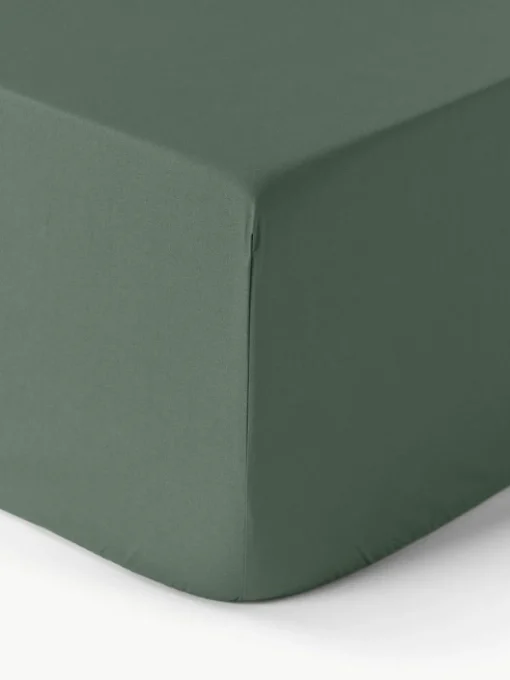 Boxspring hoeslaken Elsie, katoen perkal