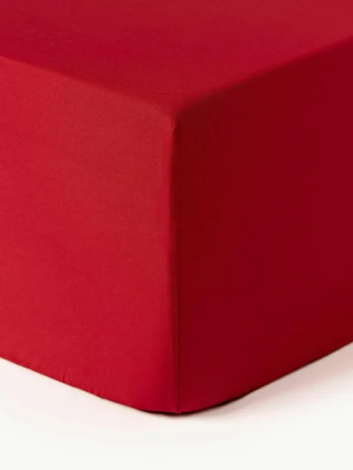 Boxspring hoeslaken Elsie, katoen perkal