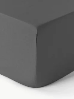 Boxspring hoeslaken Elsie, katoen perkal