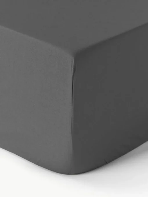 Boxspring hoeslaken Elsie, katoen perkal
