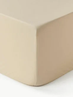 Boxspring hoeslaken Elsie, katoen perkal
