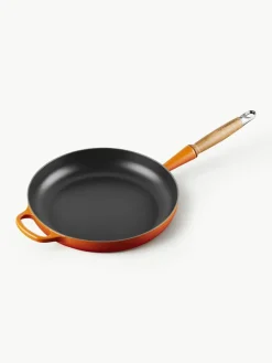 Braadpan Signature Collection uit gietijzer met houten handvat