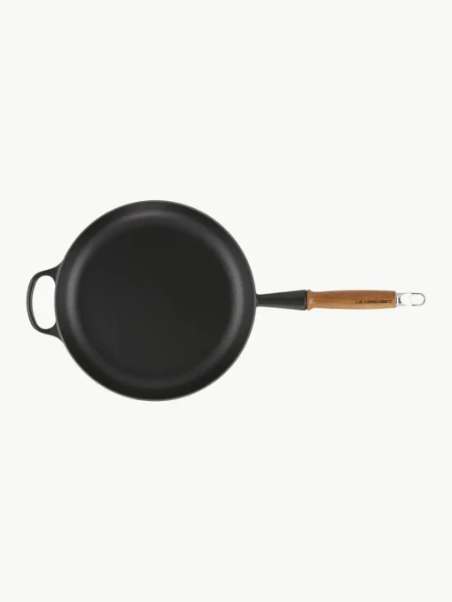 Braadpan Signature Collection uit gietijzer met houten handvat