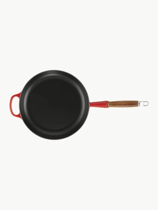 Braadpan Signature Collection uit gietijzer met houten handvat