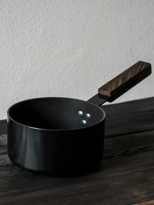 Braadpan zwart met antiaanbaklaag