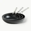 Braadpannen KitchenAid met antiaanbaklaag, set van 3
