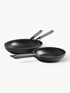 Braadpannen KitchenAid met antiaanbaklaag, set van 3