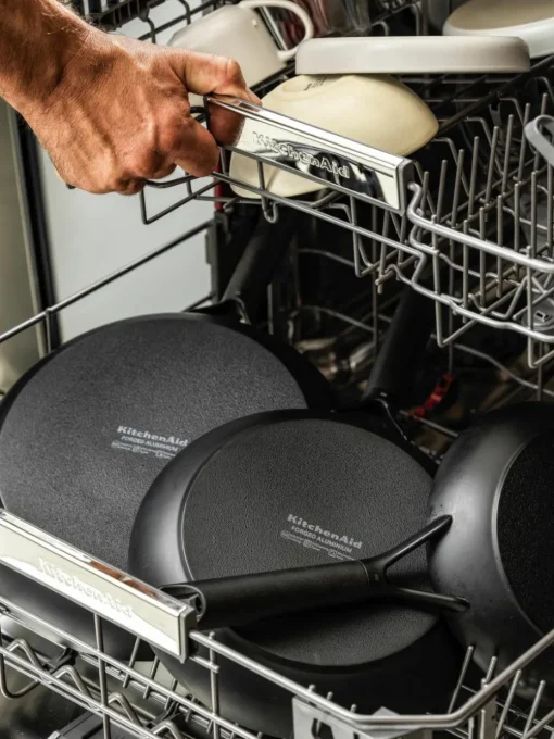 Braadpannen KitchenAid met antiaanbaklaag, set van 3