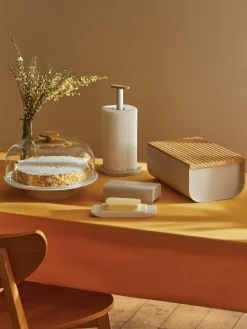 Broodtrommel Mattina met bamboehouten deksel