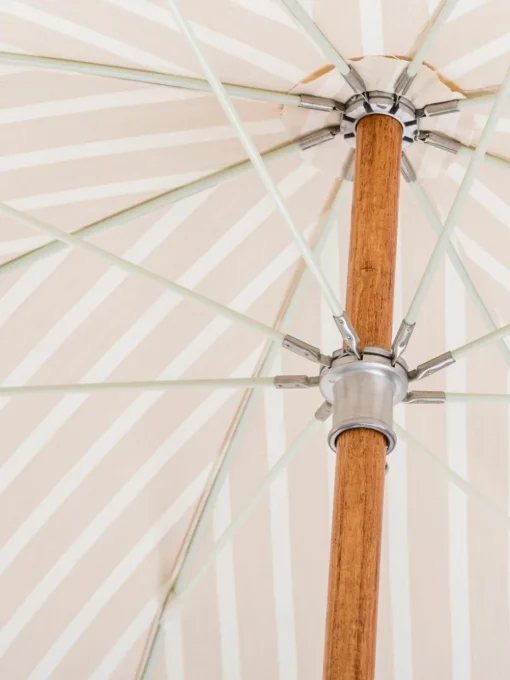 Buigbare parasol Retro met franjes, Ø 180 cm