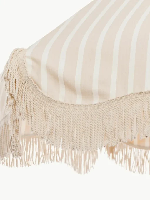 Buigbare parasol Retro met franjes, Ø 180 cm