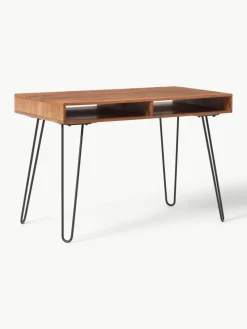 Bureau Tova van mangohout en metaal