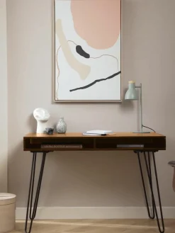 Bureau Tova van mangohout en metaal