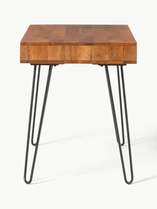 Bureau Tova van mangohout en metaal