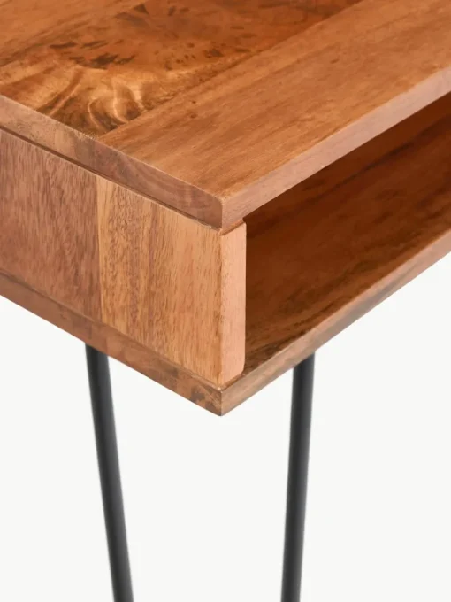 Bureau Tova van mangohout en metaal