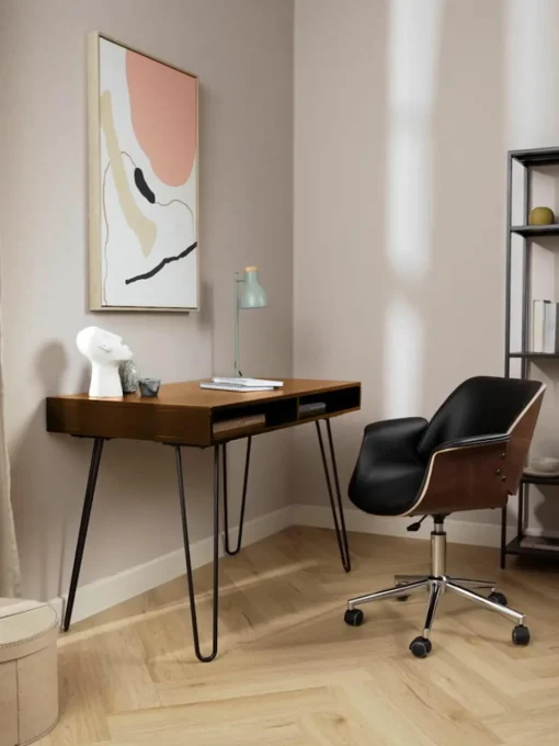Bureau Tova van mangohout en metaal