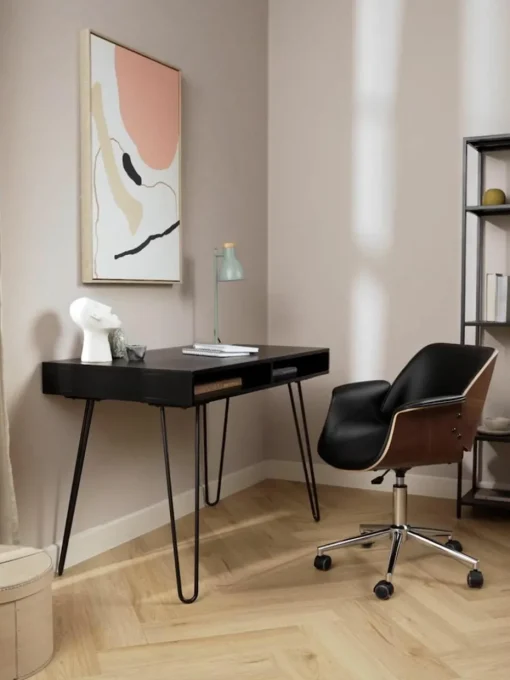 Bureau Tova van mangohout en metaal