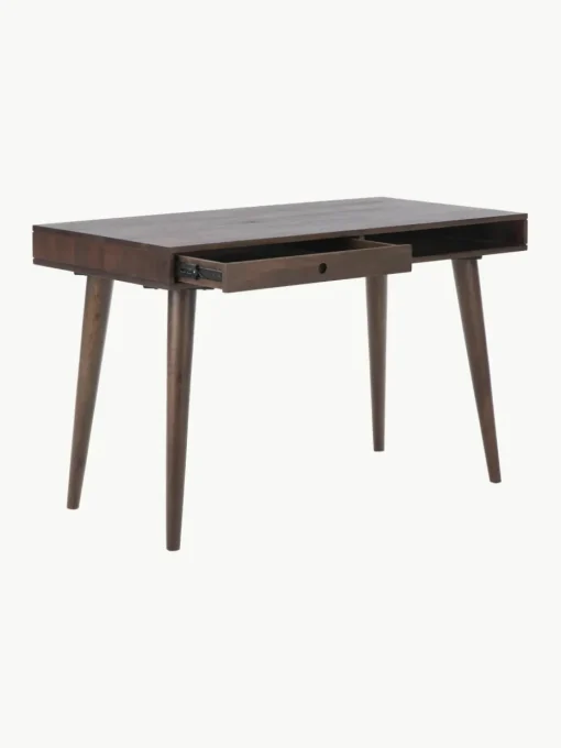 Bureau Tova van massief hout met lades