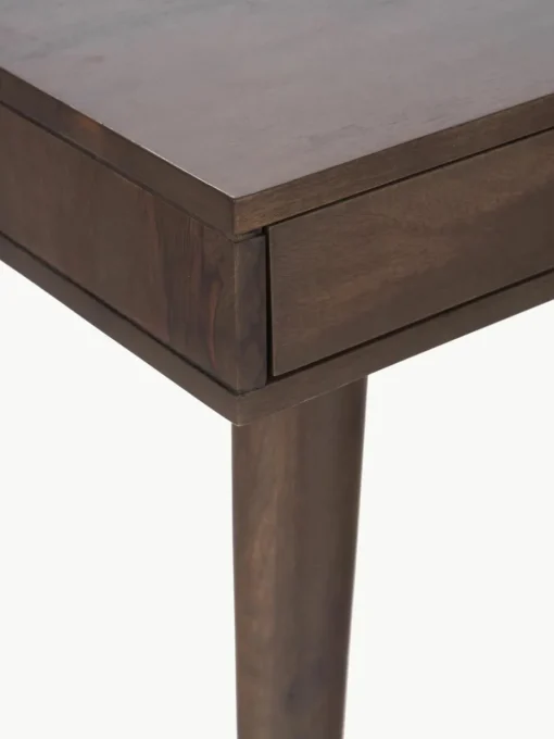 Bureau Tova van massief hout met lades