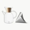 Cafetière Cary van borosilicaatglas, set van 2