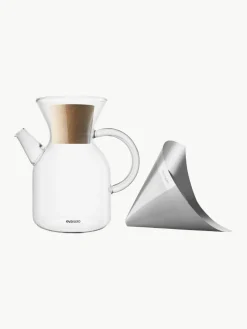 Cafetière Cary van borosilicaatglas, set van 2