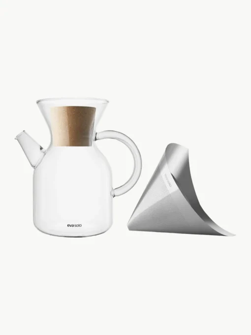 Cafetière Cary van borosilicaatglas, set van 2