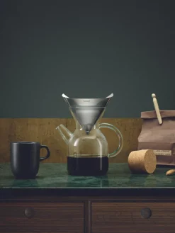 Cafetière Cary van borosilicaatglas, set van 2