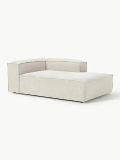 Chaise longue hoekmodule Lennon van bouclé
