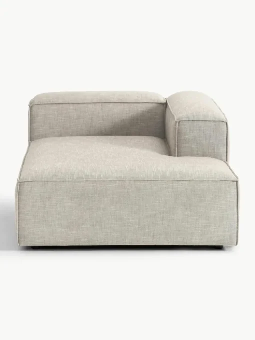 Chaise longue hoekmodule Lennon van linnenmix
