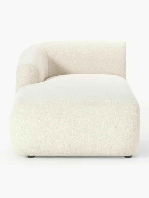 Chaise longue hoekmodule Sofia uit bouclé