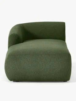 Chaise longue hoekmodule Sofia uit bouclé