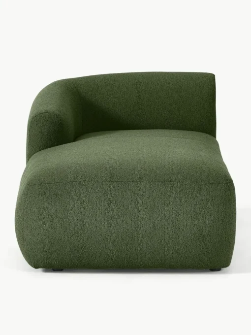 Chaise longue hoekmodule Sofia uit bouclé