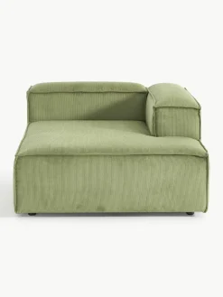 Chaise longue hoekmodule Lennon van corduroy
