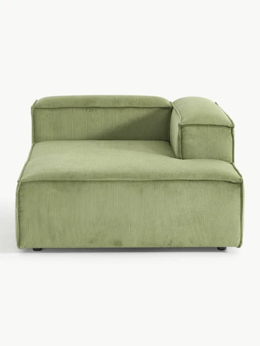 Chaise longue hoekmodule Lennon van corduroy