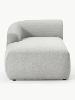 Chaise longue hoekmodule Sofia uit bouclé