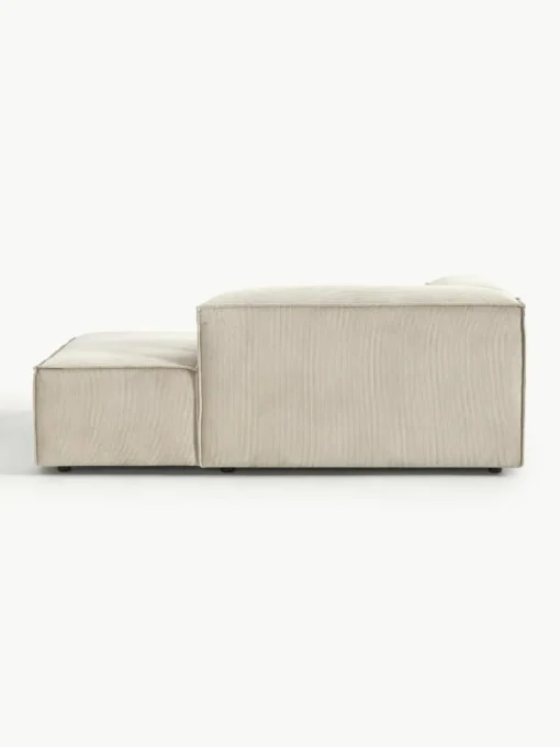 Chaise longue hoekmodule Lennon van corduroy