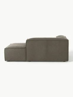 Chaise longue hoekmodule Lennon uit bouclé