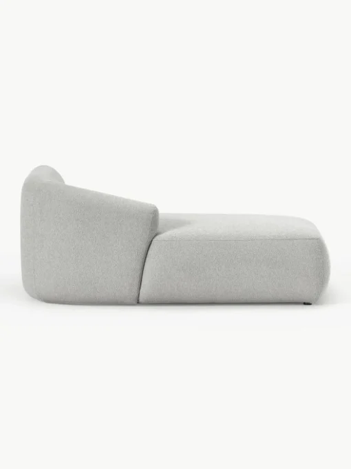 Chaise longue hoekmodule Sofia uit bouclé