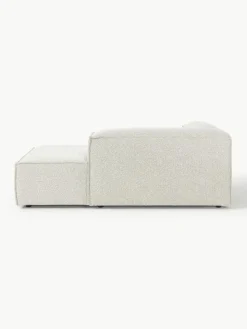 Chaise longue hoekmodule Lennon van bouclé