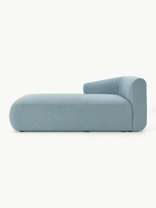 Chaise longue hoekmodule Sofia uit bouclé
