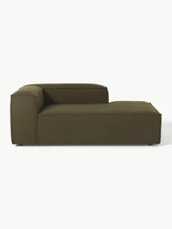 Chaise longue hoekmodule Lennon uit bouclé