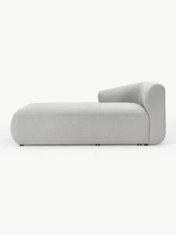 Chaise longue hoekmodule Sofia uit bouclé
