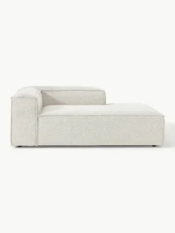 Chaise longue hoekmodule Lennon van bouclé