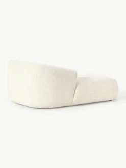Chaise longue hoekmodule Sofia uit bouclé