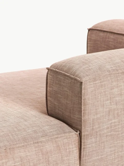 Chaise longue hoekmodule Lennon van linnenmix