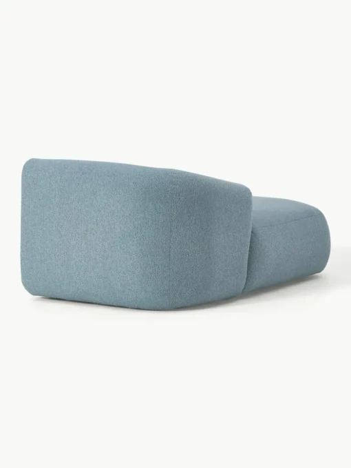 Chaise longue hoekmodule Sofia uit bouclé