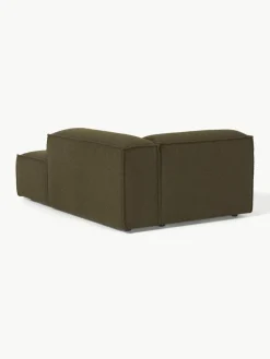 Chaise longue hoekmodule Lennon uit bouclé