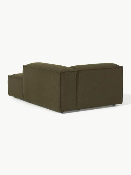 Chaise longue hoekmodule Lennon uit bouclé